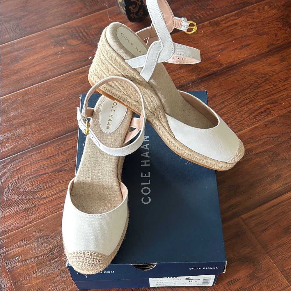 Cole Haan 11B NewInBox Espadrilles Wedges shoes